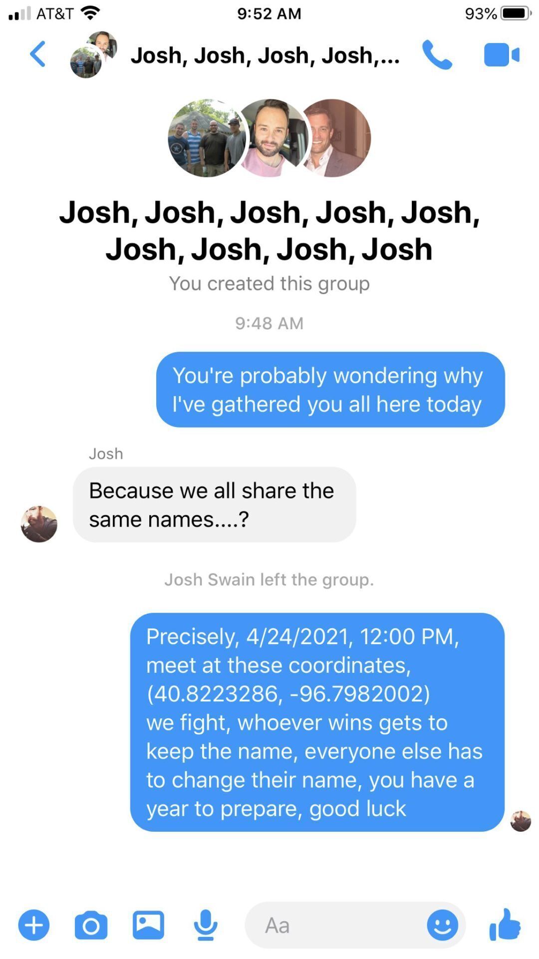 Josh Swain screenshot.